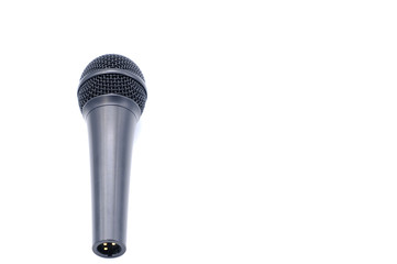 Wall Mural - Microphone isolated on White Background