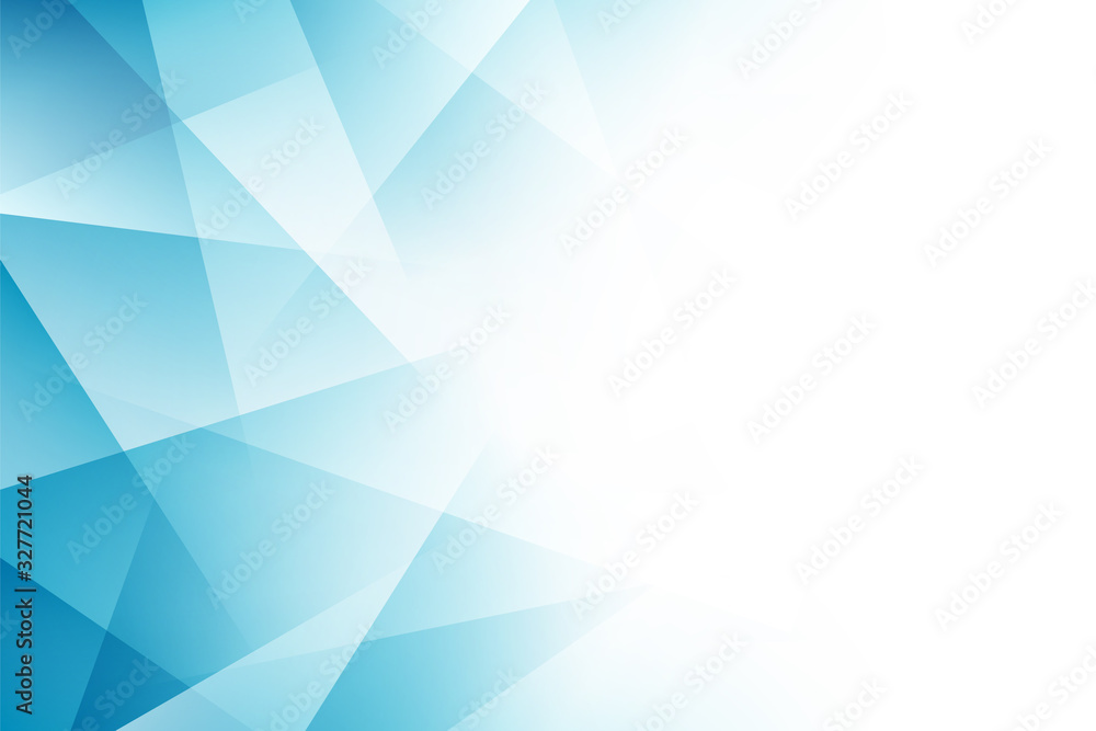 Light blue abstract background with geometric fractal shapes. Modern ...