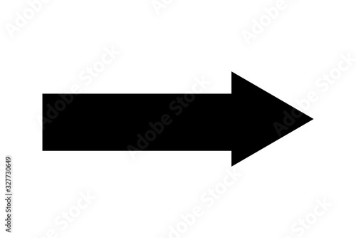 Fotomural EPS 10 vector. A flat arrow vector icon. Good for projects.