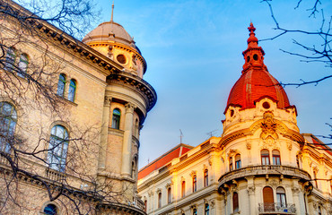 Budapest at sunset, Hungary