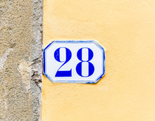House Number Twenty Eight 28