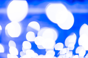 blue bokeh abstract light background