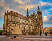 Scenic View Of St. Elisabeth Cathedral In Kosice, Slovakia