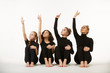 © Fotoproff - Four girls of different ages in dance poses and black clothes