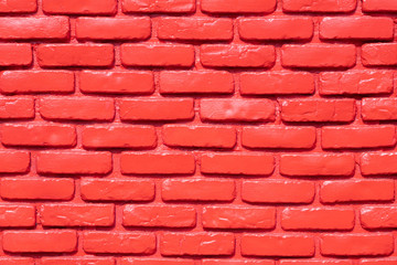 Canvas Print - red brick wall background and texture.