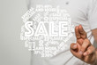 © vegefox.com - SALE CONCEPT DIGITAL in hand