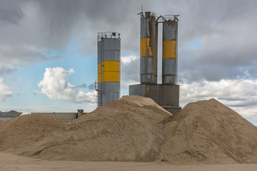 Wall Mural - Sand destined to the manufacture of cement in a quarry