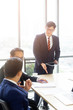 © eakgrungenerd - Group of asian business people manager talking in meeting work room planning and successful, Teamwork concept.