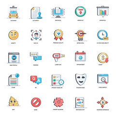 Sticker - flat symbols icon vectors pack