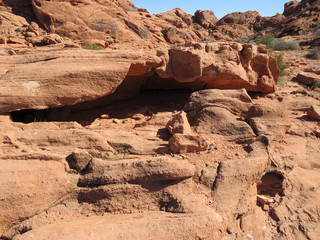 Wall Mural - monument valley of fire