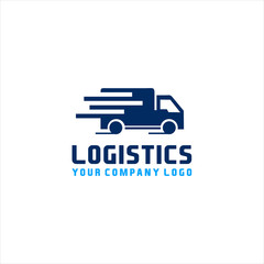 logistics transportation logo vector, Fast delivery concept icon. Simple one colored shopping element illustration. Vector symbol design from store collection.