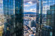 Frankfurt am Main aerial photography. German bank in the heart of Frankfurt. 03.03.2020 Frankfurt am Main Germany.