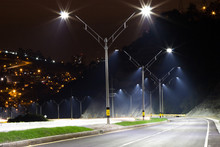 LED Illumination Highway In Medellin Colombia