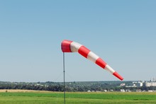 Windsock Wind Aviation Red Cone,  Meteorology.