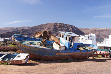 Naklejka na meble smack ship wreck