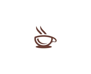 Canvas Print - Coffee cup logo