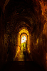 Canvas Print - Ancient Tunnel in U-Mong Temple