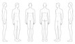 © Vectoressa - Fashion template of standing men.