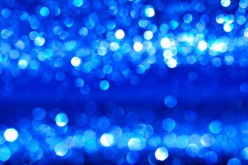 Wall Mural - blue glitter abstract background