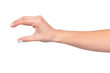 © Fototocam - female hand isolated on white background showing hand gestures - Image