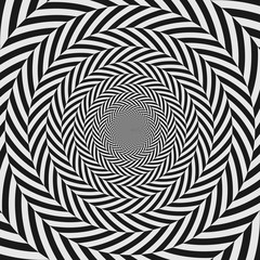 abstract monochrome stripes background. optical illusion design