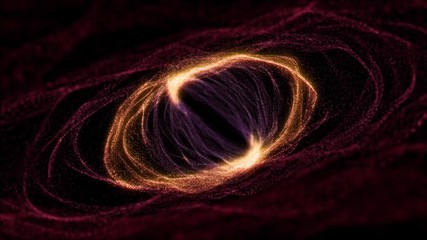 Wall Mural - 4k animated abstract space dust background