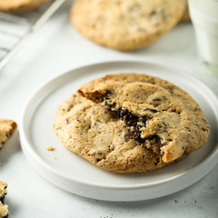 Poster - Traditional homemade chocolate chip cookies