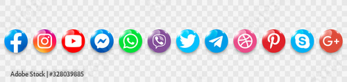 Collection Of Popular Social Media Logo On A Transparent Background Social Media Glass Icons Facebook Instagram Youtube Twitter Viber Whatsapp Skype Telegram Pinterest Google Buy This Stock Vector And Explore Similar Today i wanna show you how to change telegram chat background on mobile to make it fresher. adobe stock
