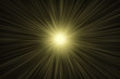 © Ornavi - Yellow abstract background with rays of light. Futuristic computer graphic.