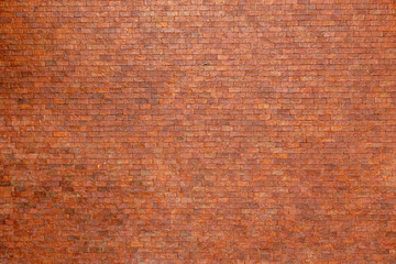  Empty orange brick wall background