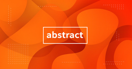 Poster - Abstract dynamic trendy background. Cool gradient backdrop vector design.