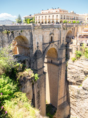 Canvas Print - Ronda in Malaga, Andalucia, Spain