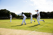 © Wavebreak Media - Cricket players training on the pitch