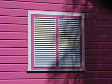 White And Pink Window