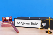 Seagram Rule – File Folder With Labeling, Gavel And Libra – Law, Judgement, Lawyer