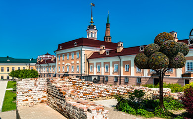 Wall Mural - Buildings of Kazan Kremlin in Russia