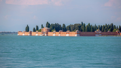 Wall Mural - beautiful panoramic view of venice islands, Italy