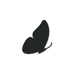 Aufkleber - butterflies icon template color editable. butterflies symbol vector sign isolated on white background illustration for graphic and web design.