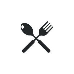 Poster - cutlery icon template color editable. cutlery symbol vector sign isolated on white background illustration for graphic and web design.
