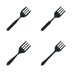 Poster - cutlery icon template color editable. cutlery symbol vector sign isolated on white background illustration for graphic and web design.