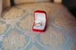 Wedding rings in a box
