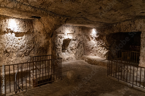 Fotomural The prison of Jesus Christ in Jerusalem in Jerusalem