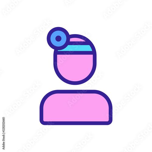 Cuadros en Lienzo optometrist icon vector