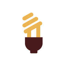 Ecology Bulb Light Energy Icon