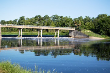 Blanchard park bridge river