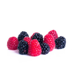 Wall Mural - blackberry or fresh blackberry on a background new.