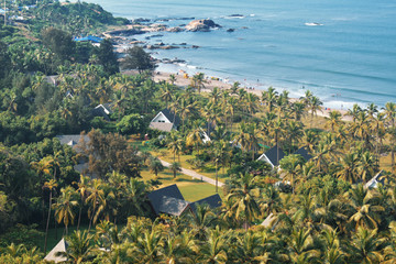 a place just beside a ocean in goa