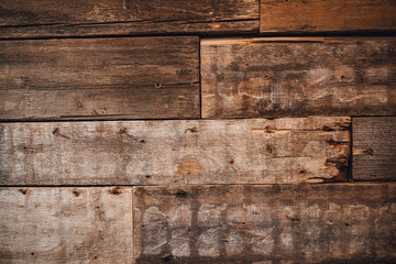 Rustic wooden wall background