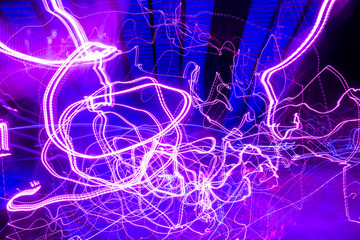 Wall Mural - Light trails - Series 3 - Color