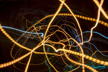 Wall Mural - Light trails - Series 5 - Wired